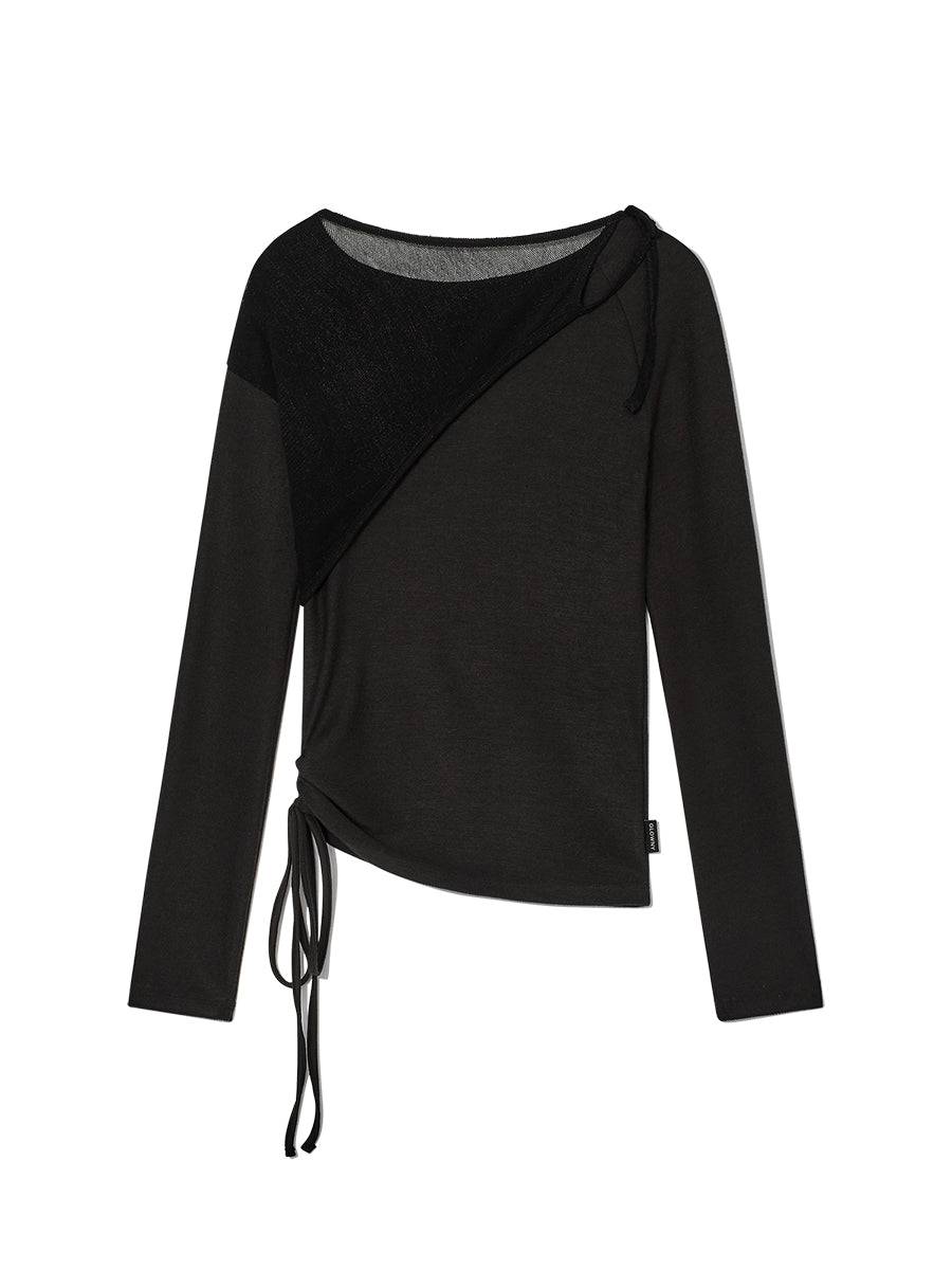 GLOWNY/グロウニー JOSHUA PANELED LONG SLEEVE カットソー