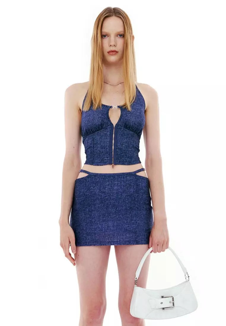 OSOI/オソイ BELTED BROCLE ベルテッドバークル ハンドバッグ ホーボーバック ミニバッグ