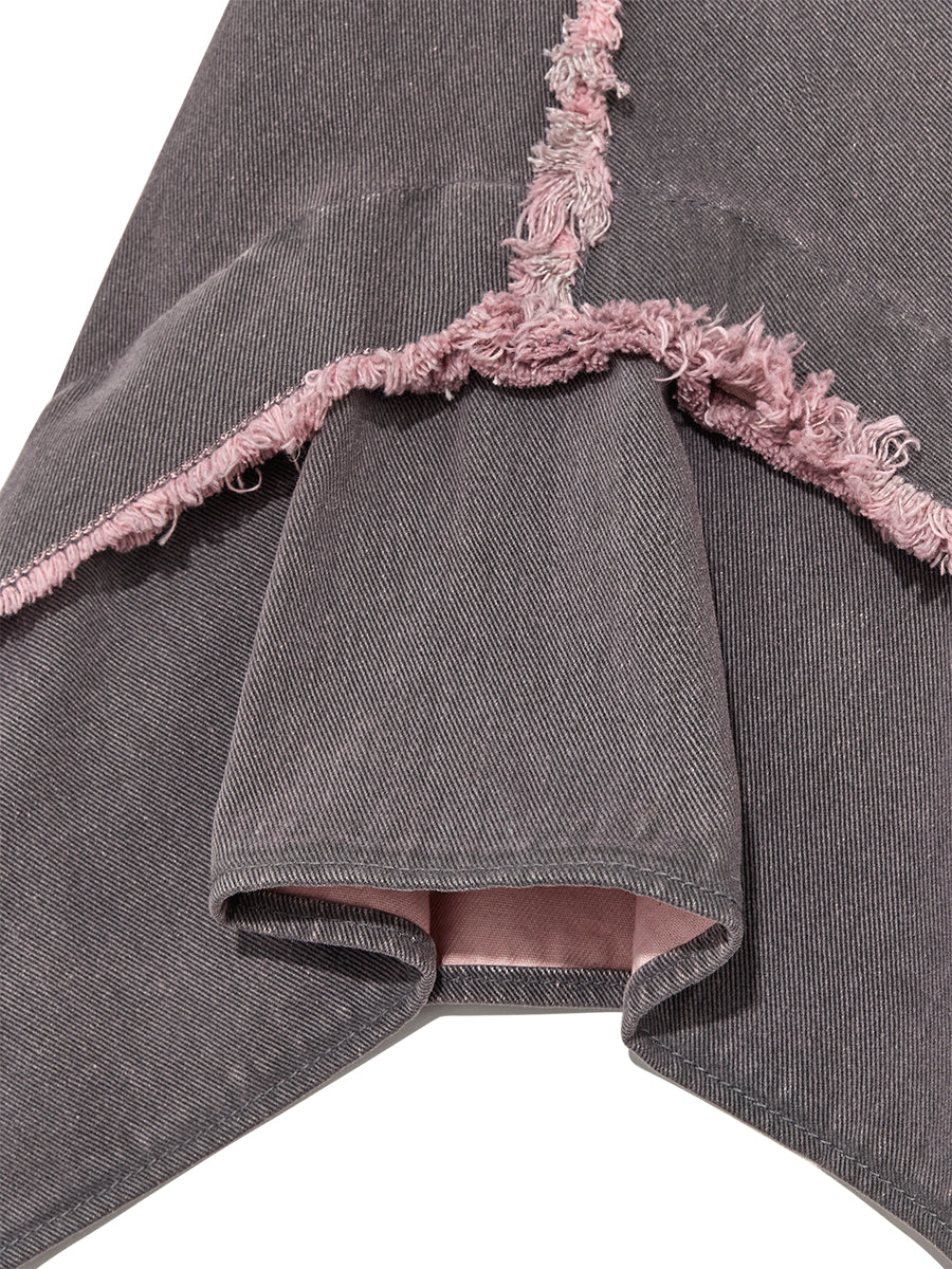 GLOWNY/グロウニー BONES GRUNGY DENIM SKIRT スカート