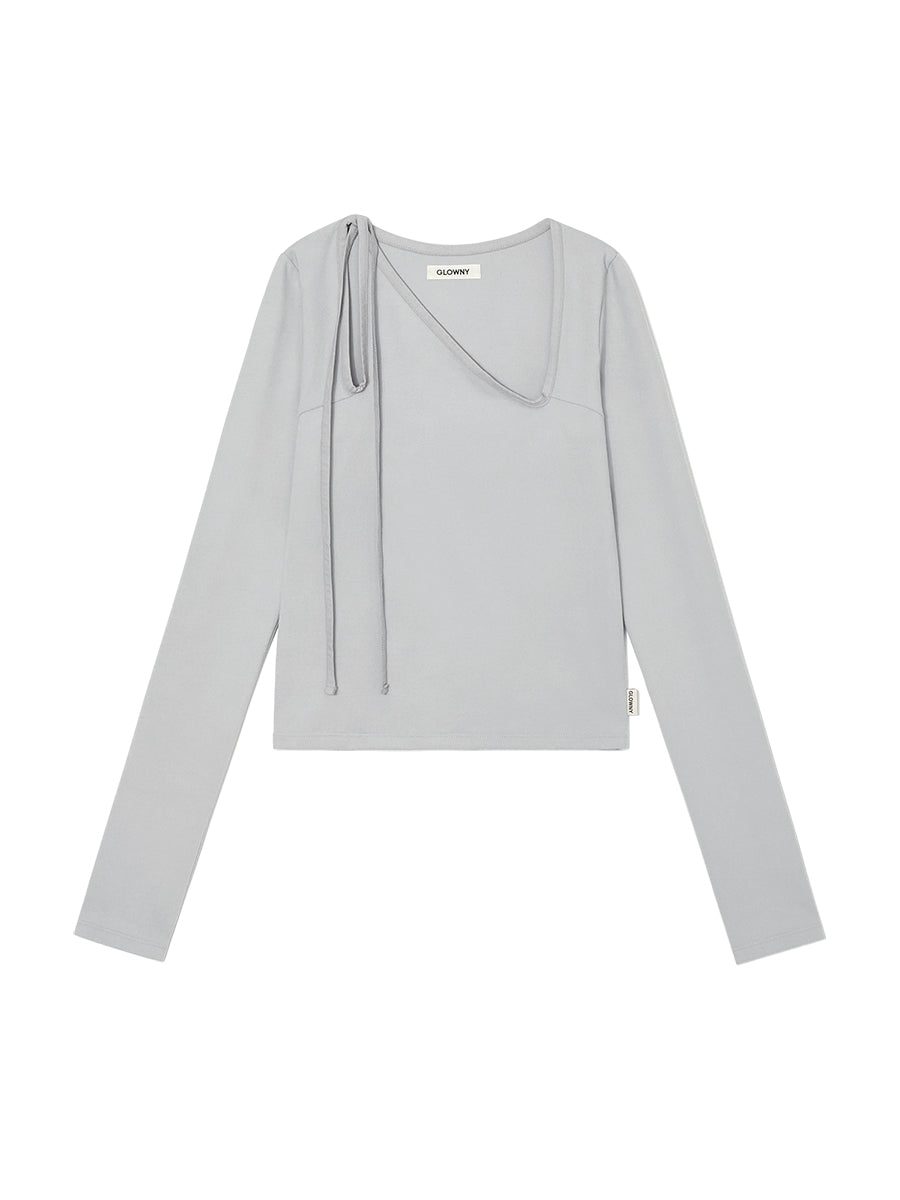 GLOWNY/グロウニー MIA SQUARE NECK LONG SLEEVE カットソー