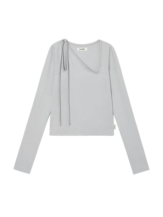 GLOWNY/グロウニー MIA SQUARE NECK LONG SLEEVE カットソー