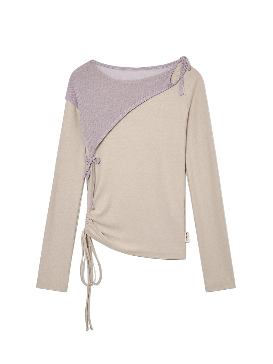 GLOWNY/グロウニー JOSHUA PANELED LONG SLEEVE カットソー