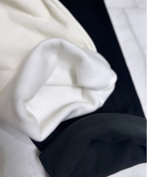 ipugo/イプゴ ケーブル柄裏起毛ワイルドパンツ