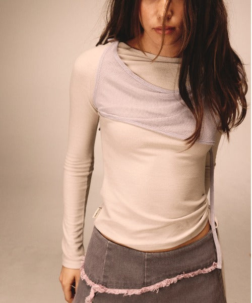 GLOWNY/グロウニー BONES GRUNGY DENIM SKIRT スカート