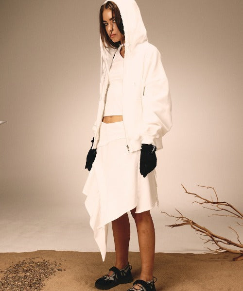 GLOWNY/グロウニー BONES GRUNGY DENIM SKIRT スカート