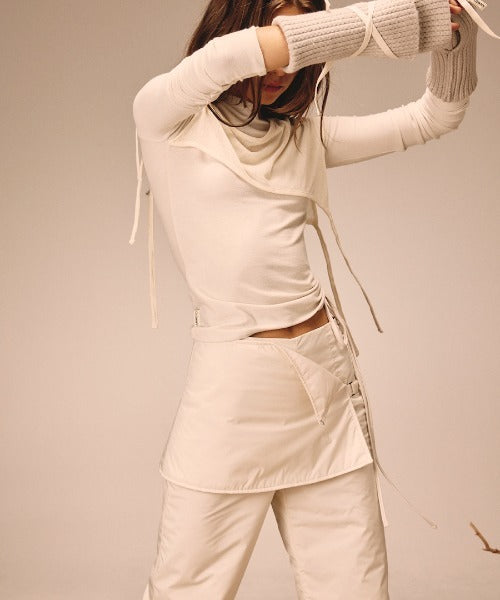 GLOWNY/グロウニー JOSHUA PANELED LONG SLEEVE カットソー