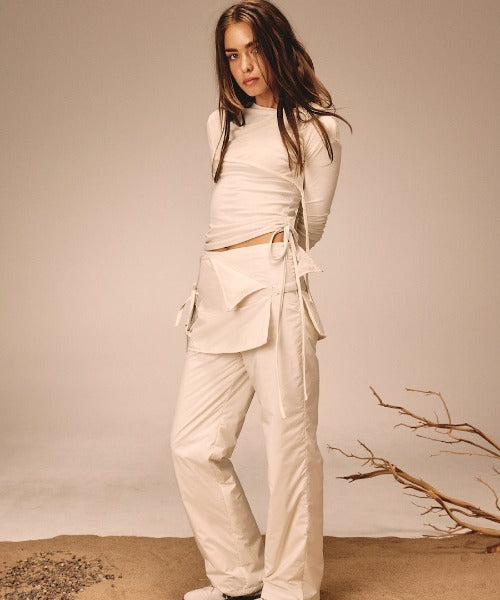 GLOWNY/グロウニー JOSHUA PANELED LONG SLEEVE カットソー