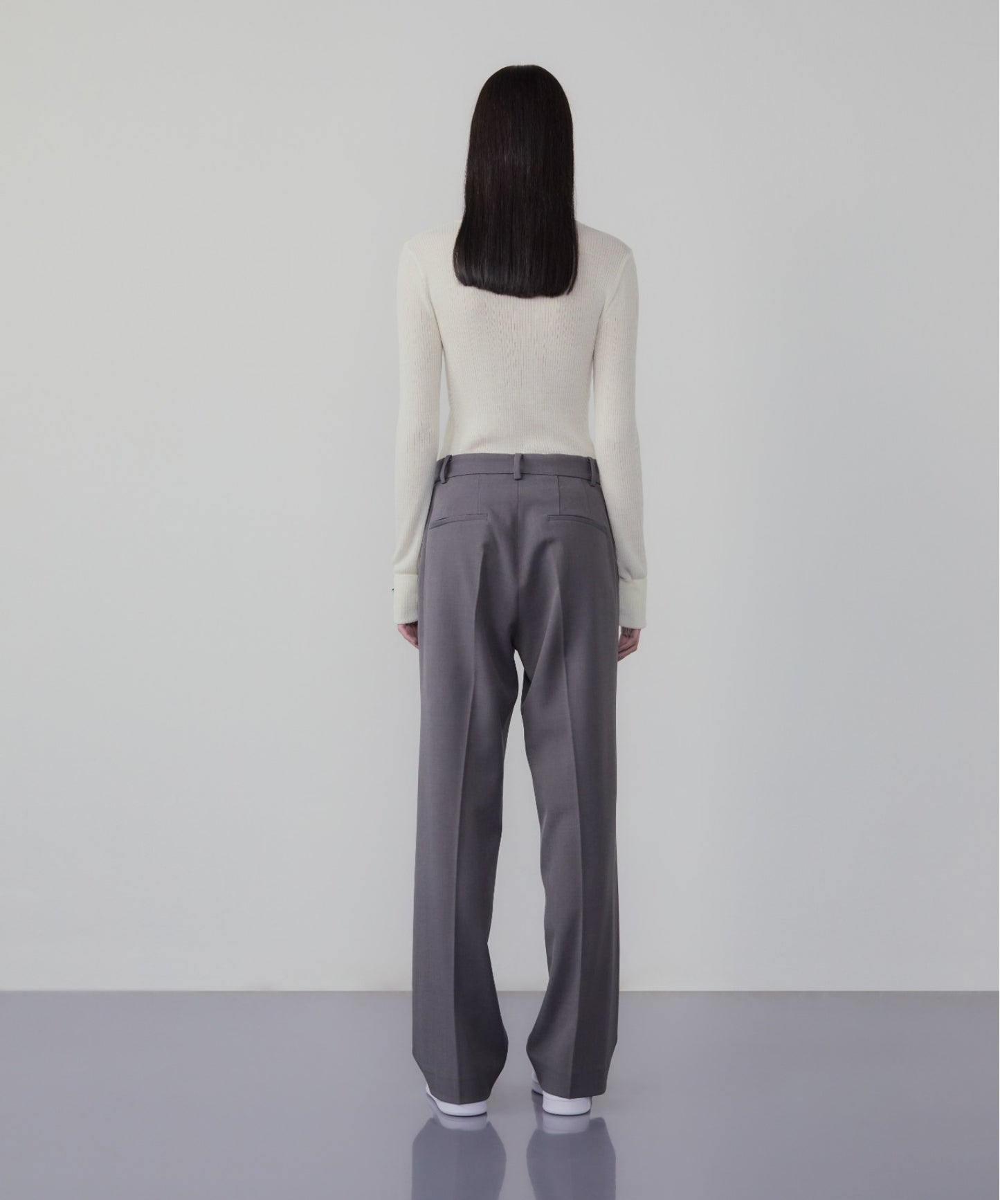 Roll-neck cashmere-blend sweater