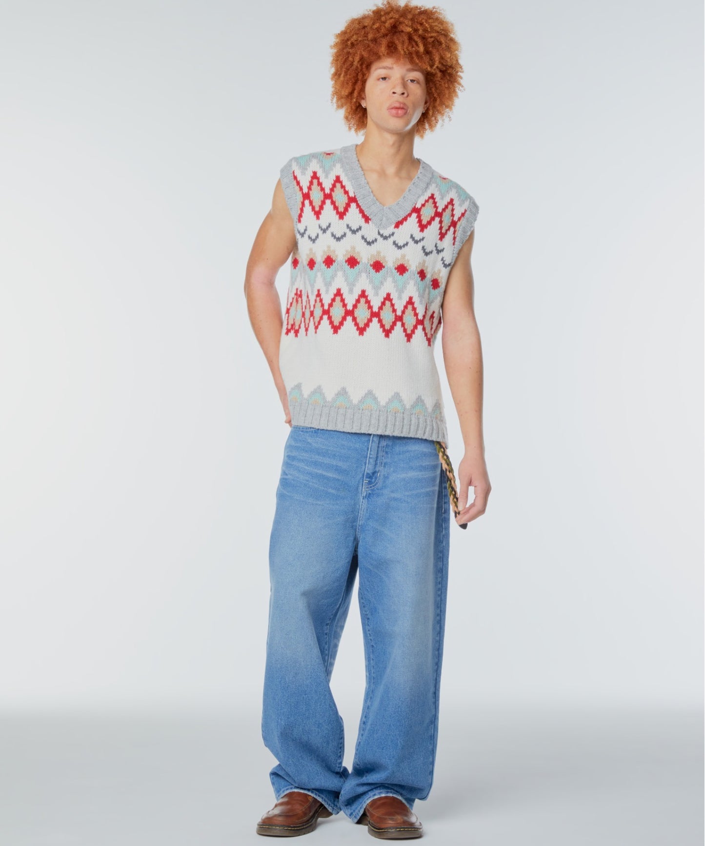 Ms Wide-leg baggy jeans