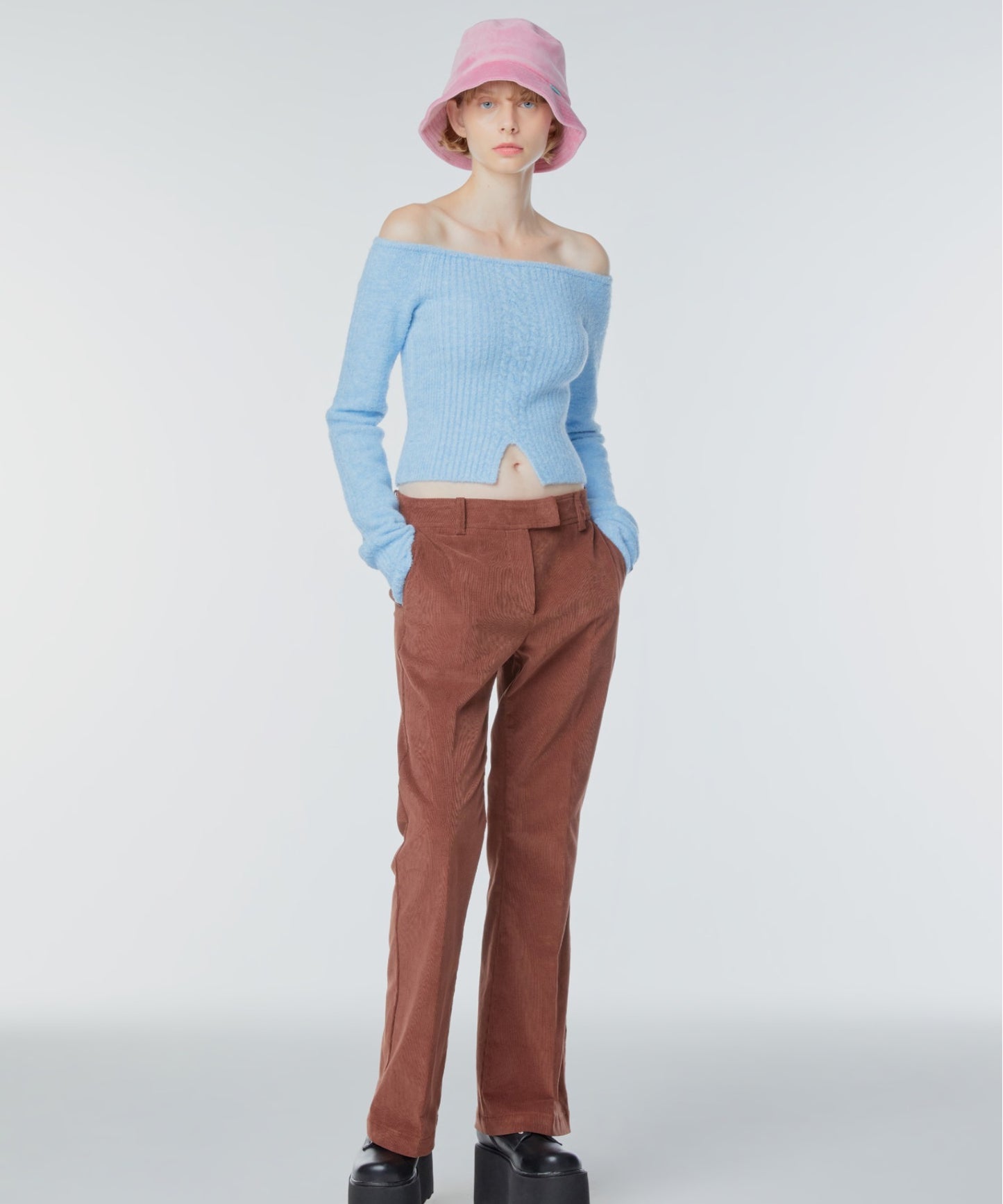 INSTANTFUNK/インスタントファンク Velvet bucket hat バケットハット