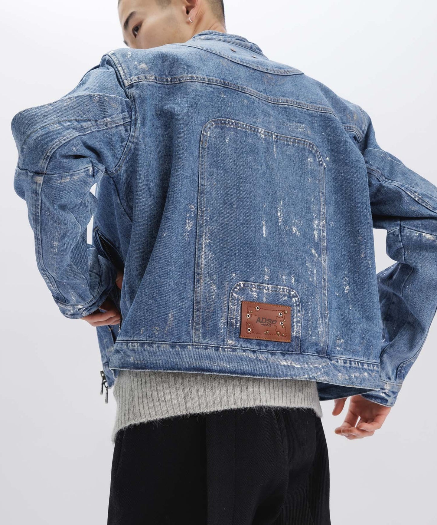 Andersson Bell/アンダーソンベル WAX COATED DENIM MOTORCYCLE JACKET デニムジャケット