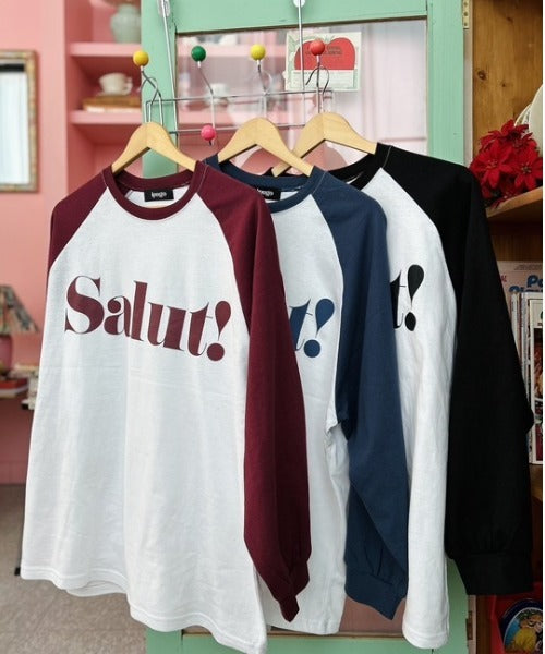 ipugo/イプゴ グラフィック ラグランTシャツ