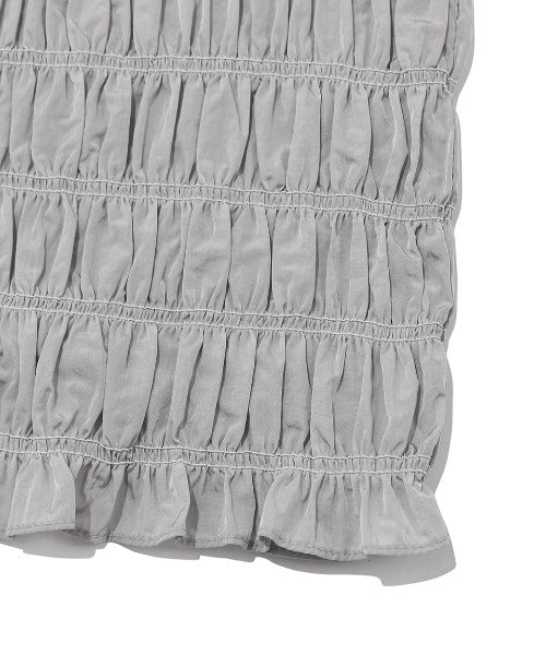 Kijun/キジュン Smocked Tube Top チューブトップ