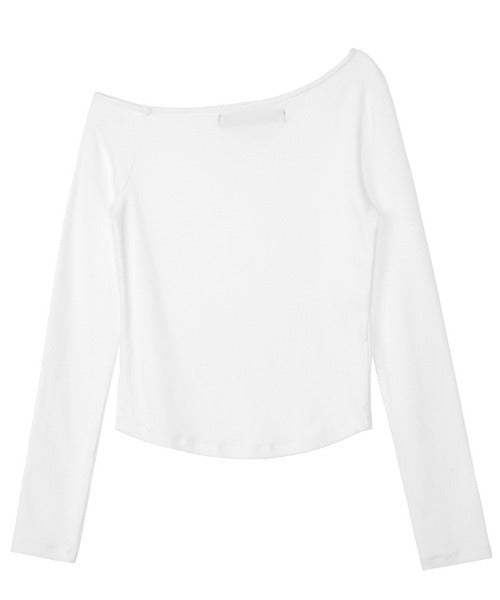 Rest&Recreation/レストアンドレクリエーション RR ONE SHOULDER LONG SLEEVE TOP ワンショルダー ロングスリーブ