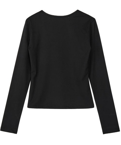 SQUARE NECK LONG SLEEVE