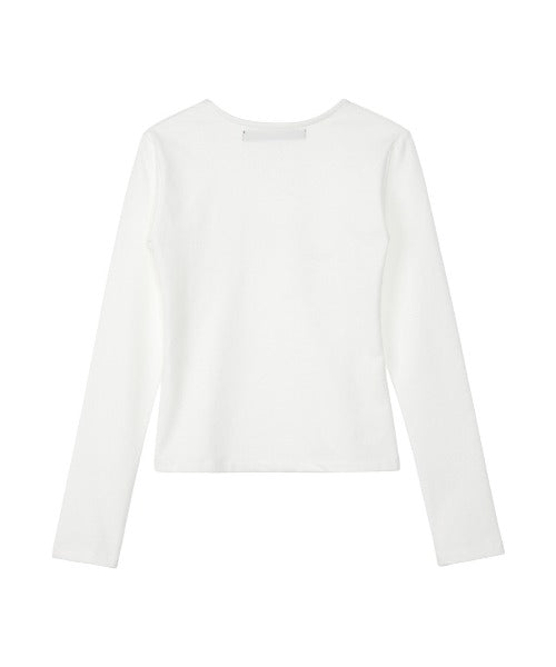 SQUARE NECK LONG SLEEVE