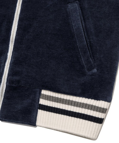 Kijun/キジュン Velour Track Jacket トラックジャケット