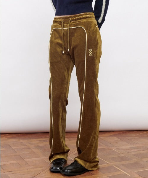 Kijun/キジュン Velour Track Pants トラックパンツ