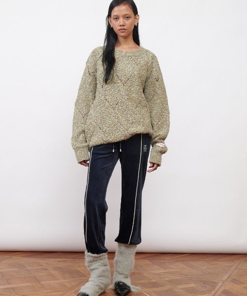 Kijun/キジュン Velour Track Pants トラックパンツ