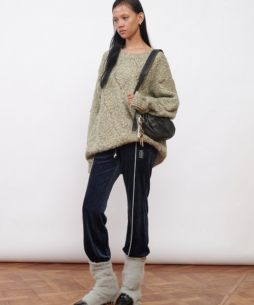 Kijun/キジュン Velour Track Pants トラックパンツ