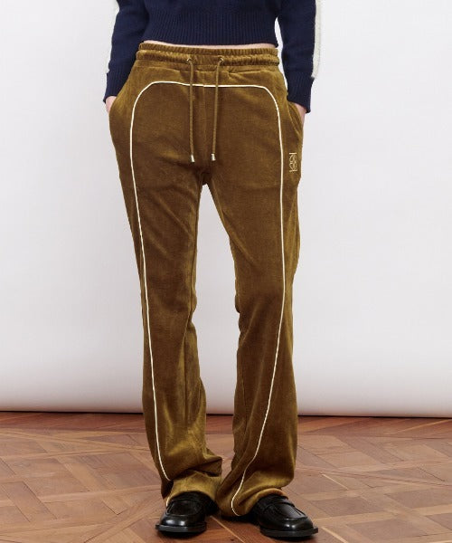 Kijun/キジュン Velour Track Pants トラックパンツ