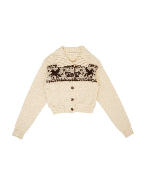Kijun/キジュン Nordic Knit Cardigan カーディガン