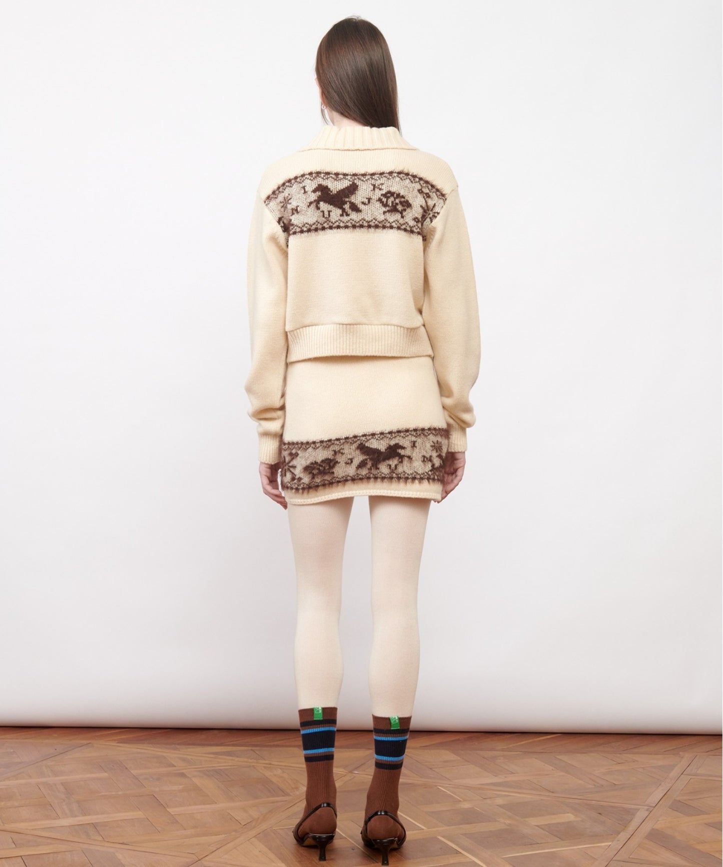 Kijun/キジュン Nordic Knit Cardigan カーディガン