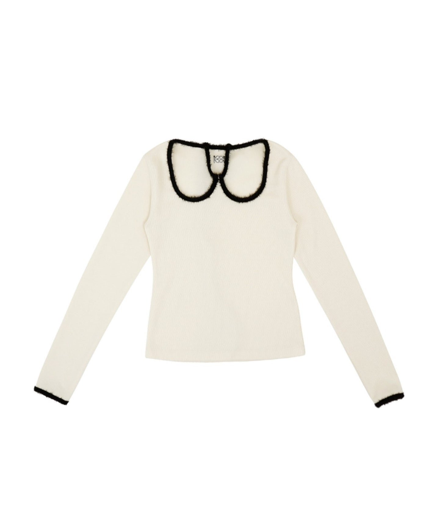 W-Neck Jersey Top