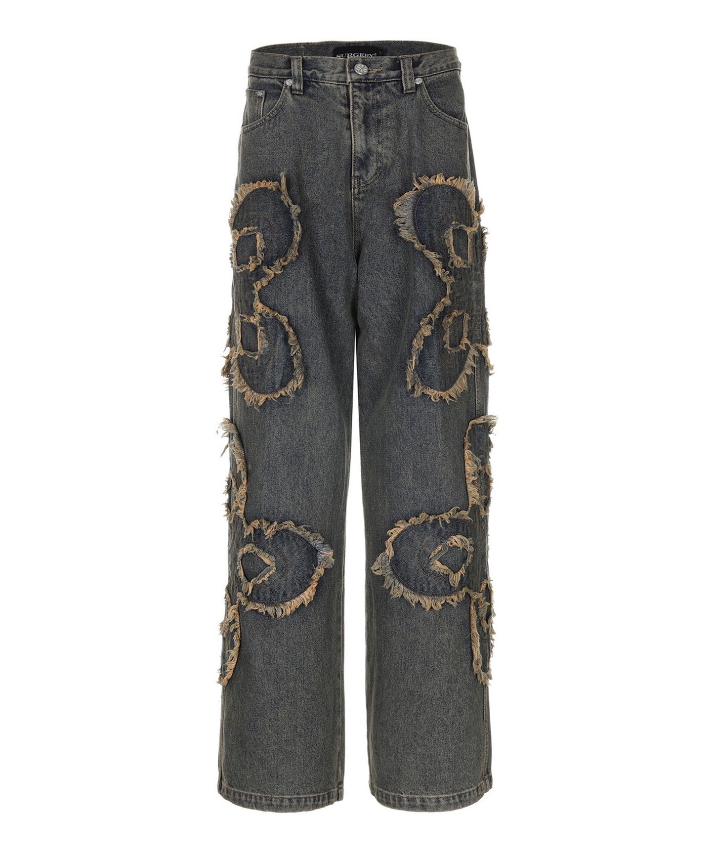 Clover Logo Patch Jeans
