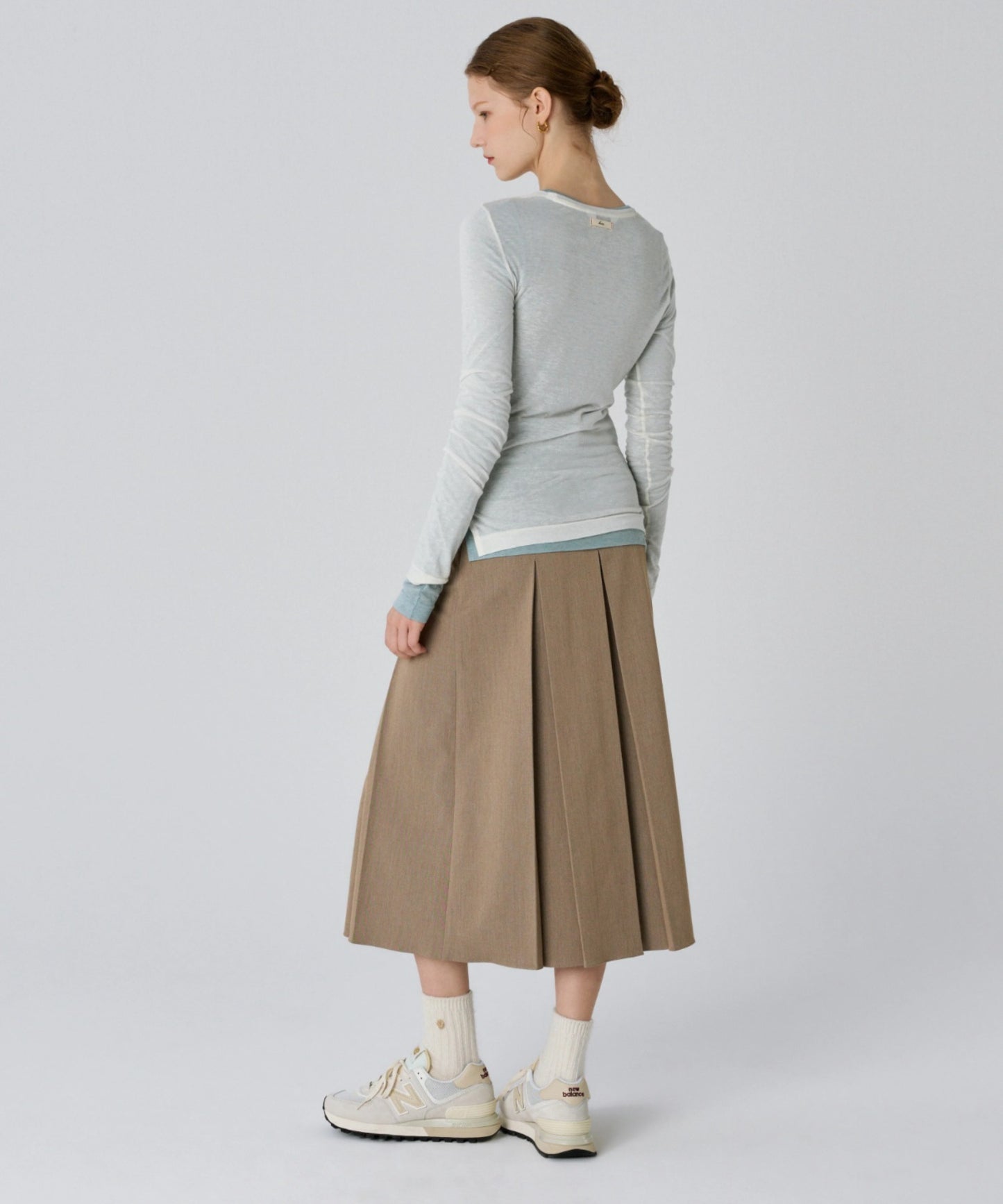 KUME/クメ Basic Tencel Layering T-shirt ロングスリーブ Tシャツ