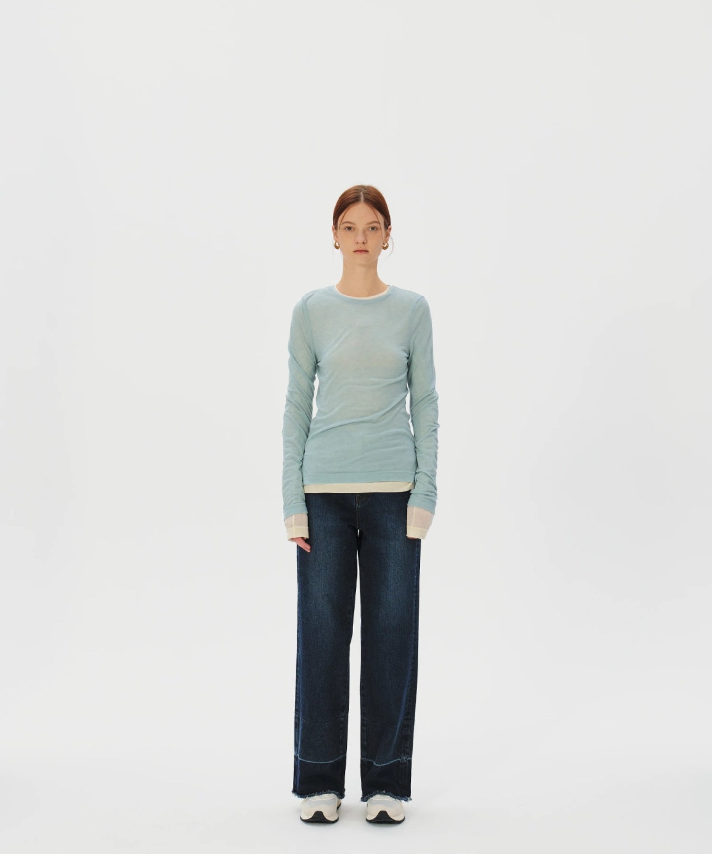 KUME/クメ Basic Tencel Layering T-shirt ロングスリーブ Tシャツ