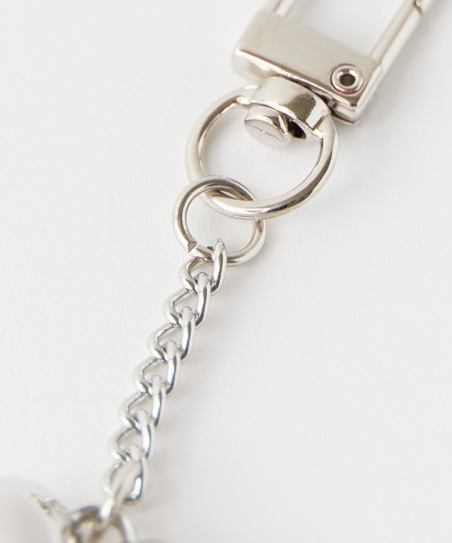 シルバーチャーム キーホルダー バッグチャーム ハート&スター