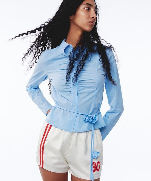 Kijun/キジュン Line Satin Shorts ショーツ