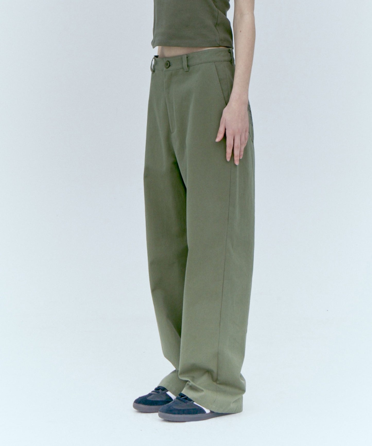 LOGO COTTON PANTS