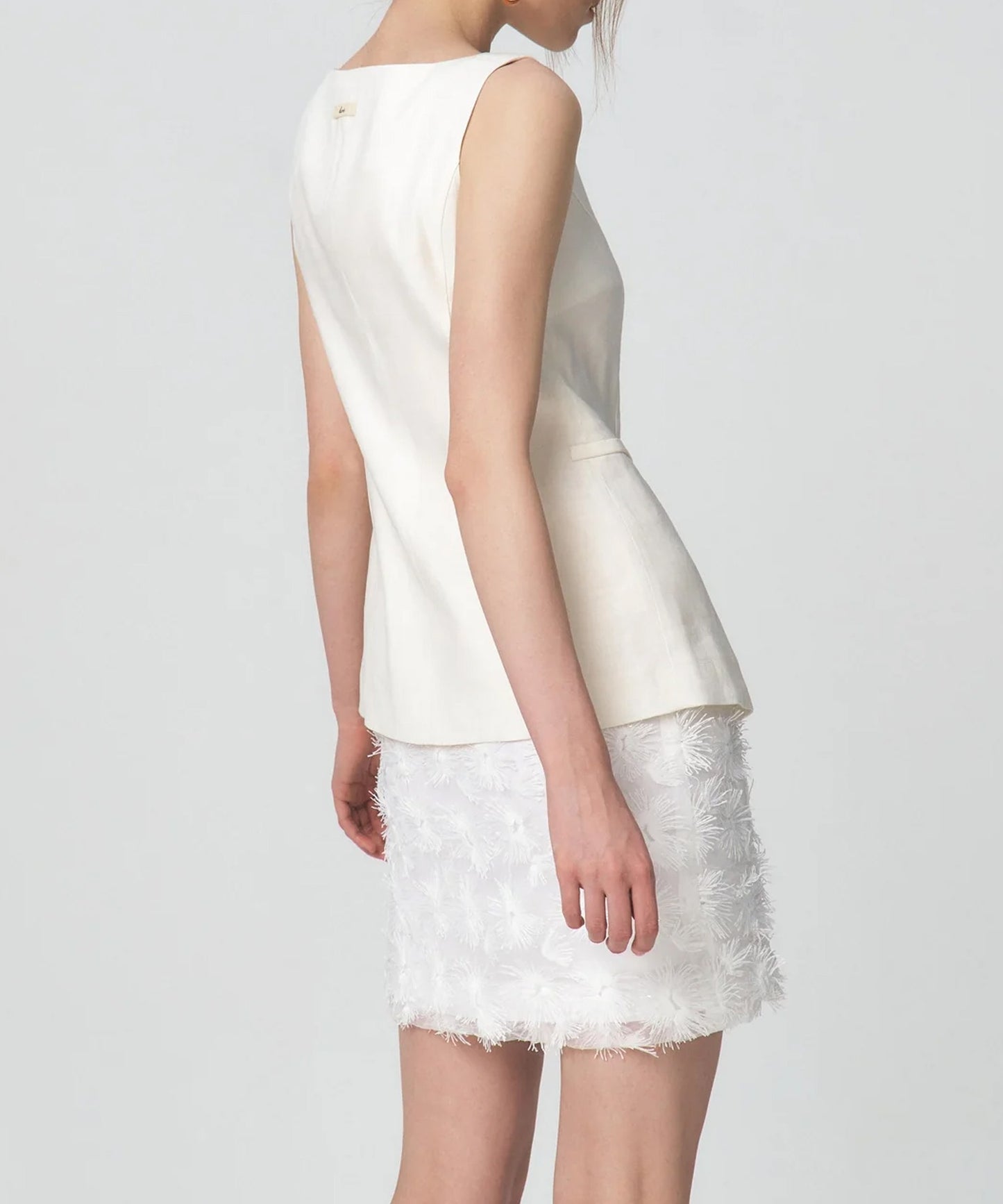 flower Lace Mini Skirt