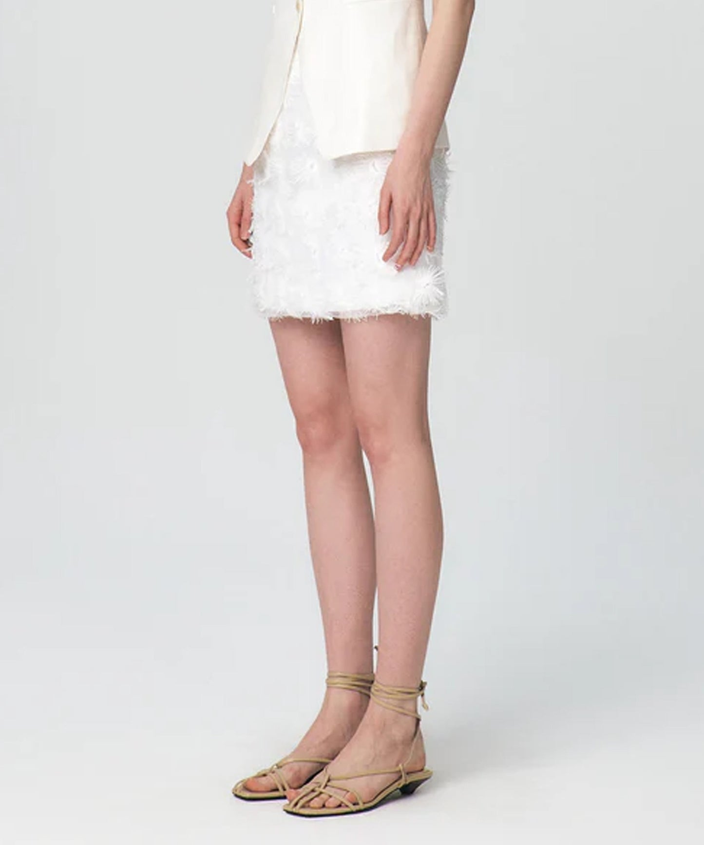 flower Lace Mini Skirt