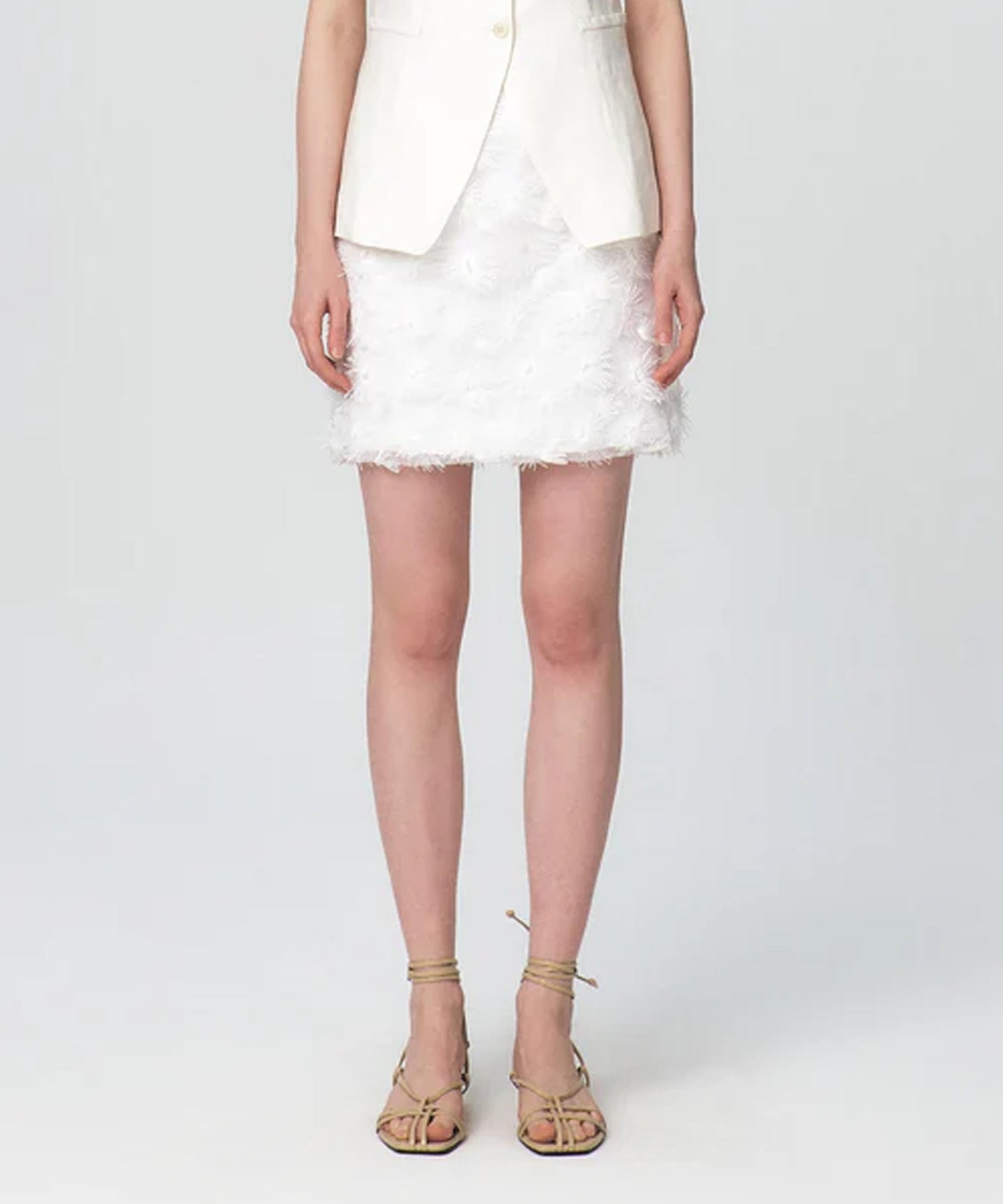 flower Lace Mini Skirt