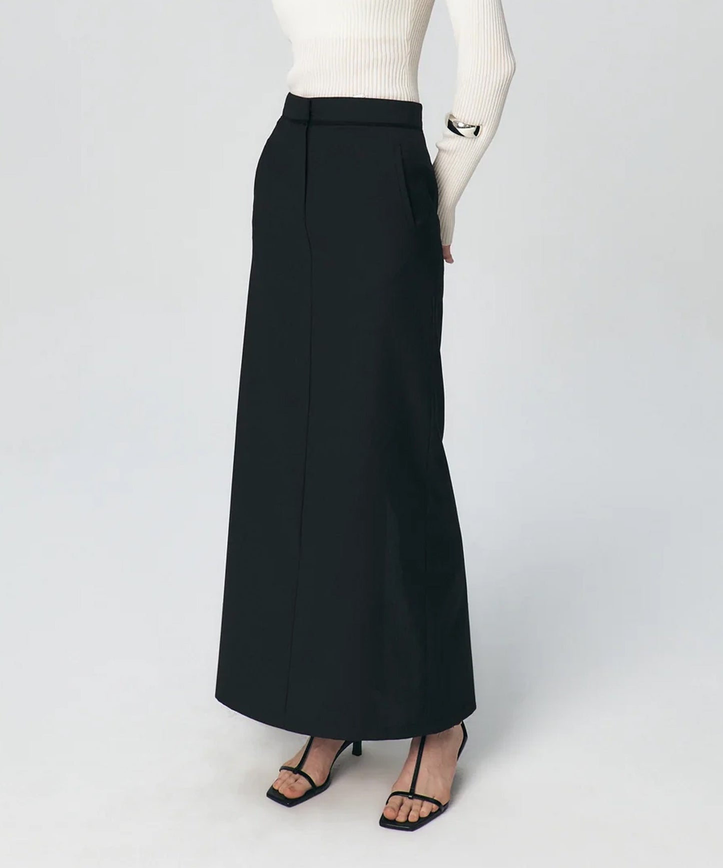 Fringe Wasit H-line Skirt