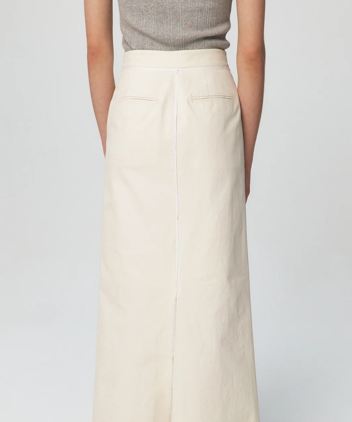 Fringe Wasit H-line Skirt