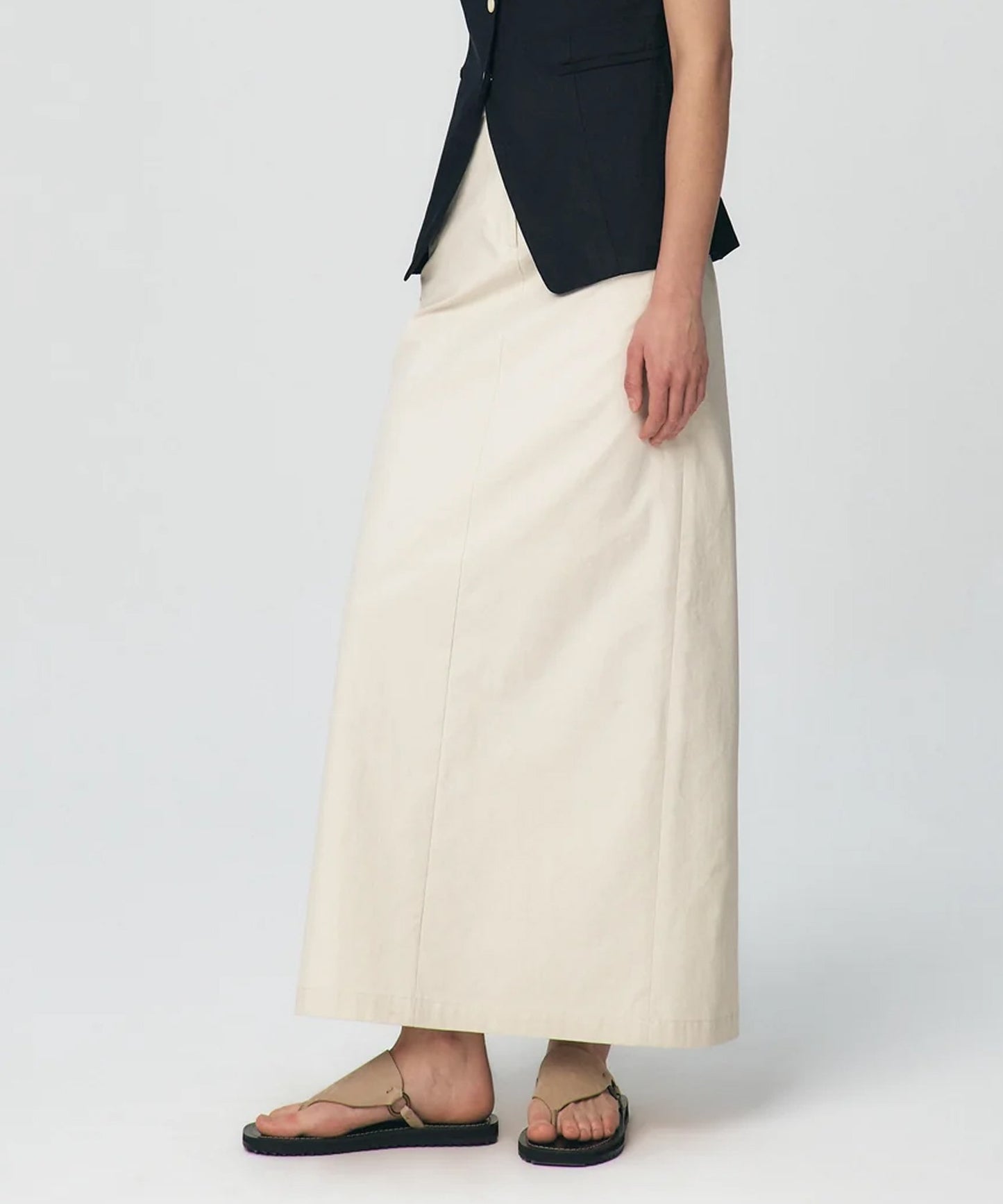 Fringe Wasit H-line Skirt