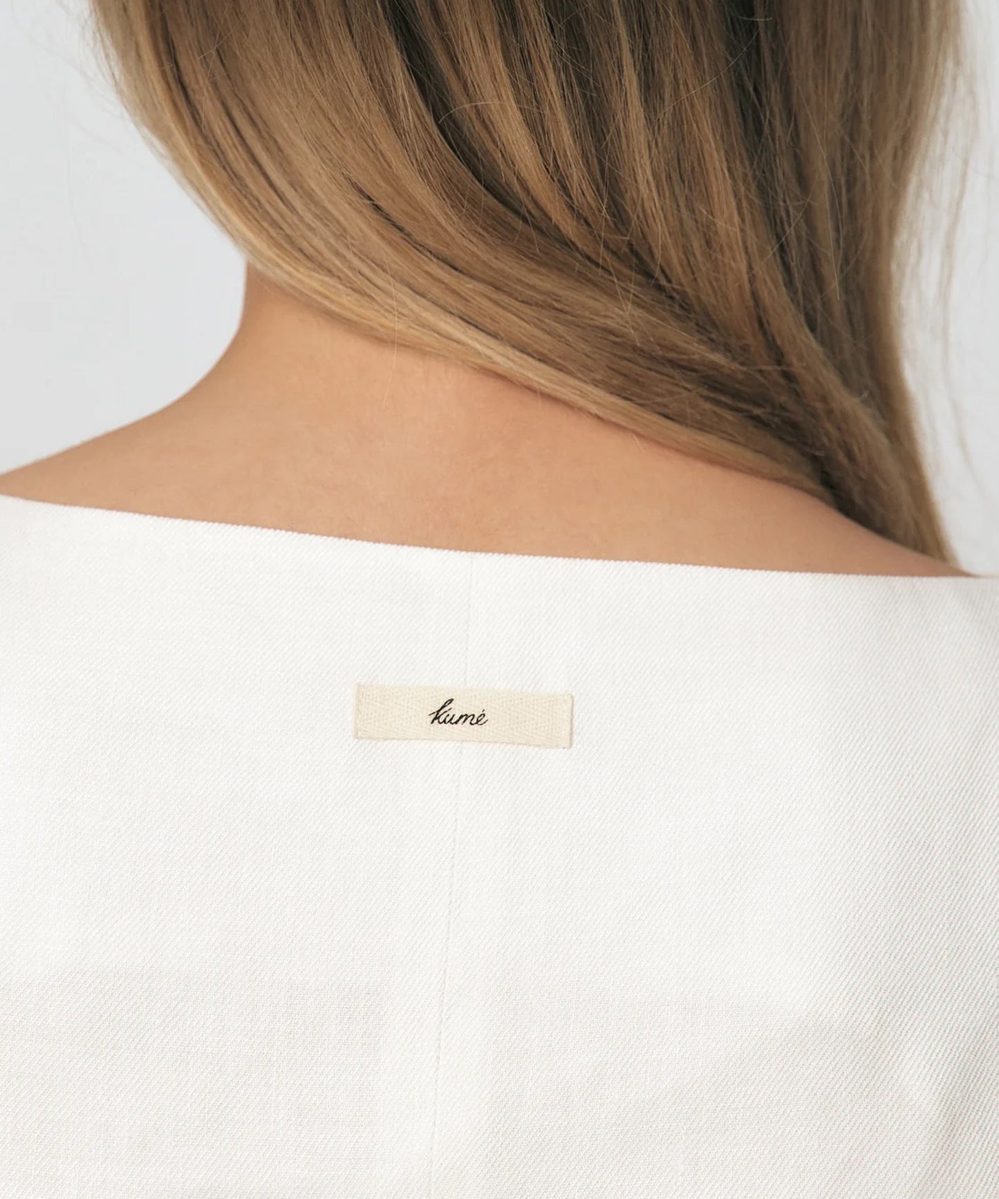 KUME/クメ Linen Boat-neck Vest ベスト