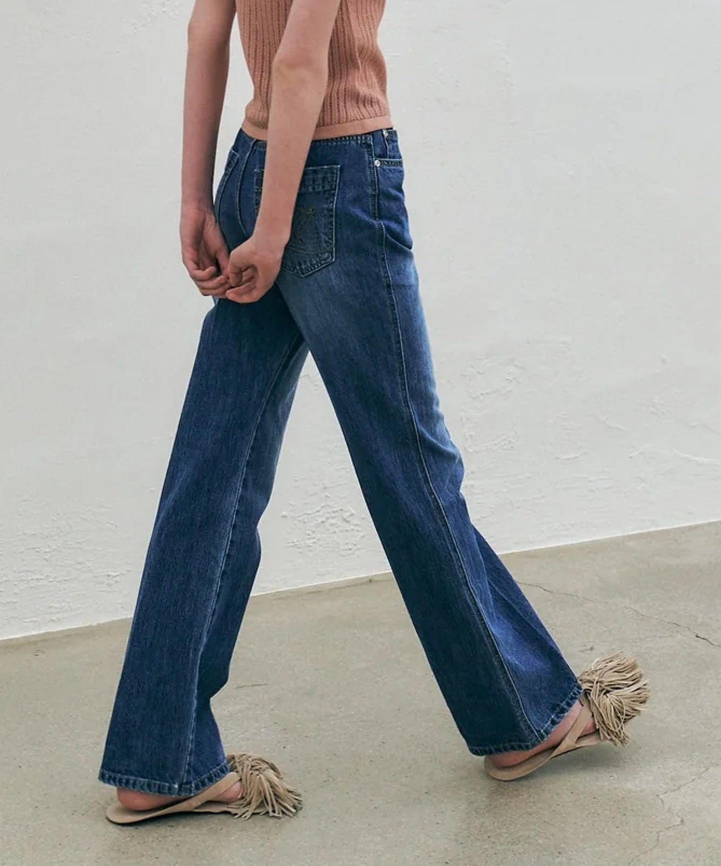 KUME/クメ Washed Bootcut Denim Pants ブーツカット デニム