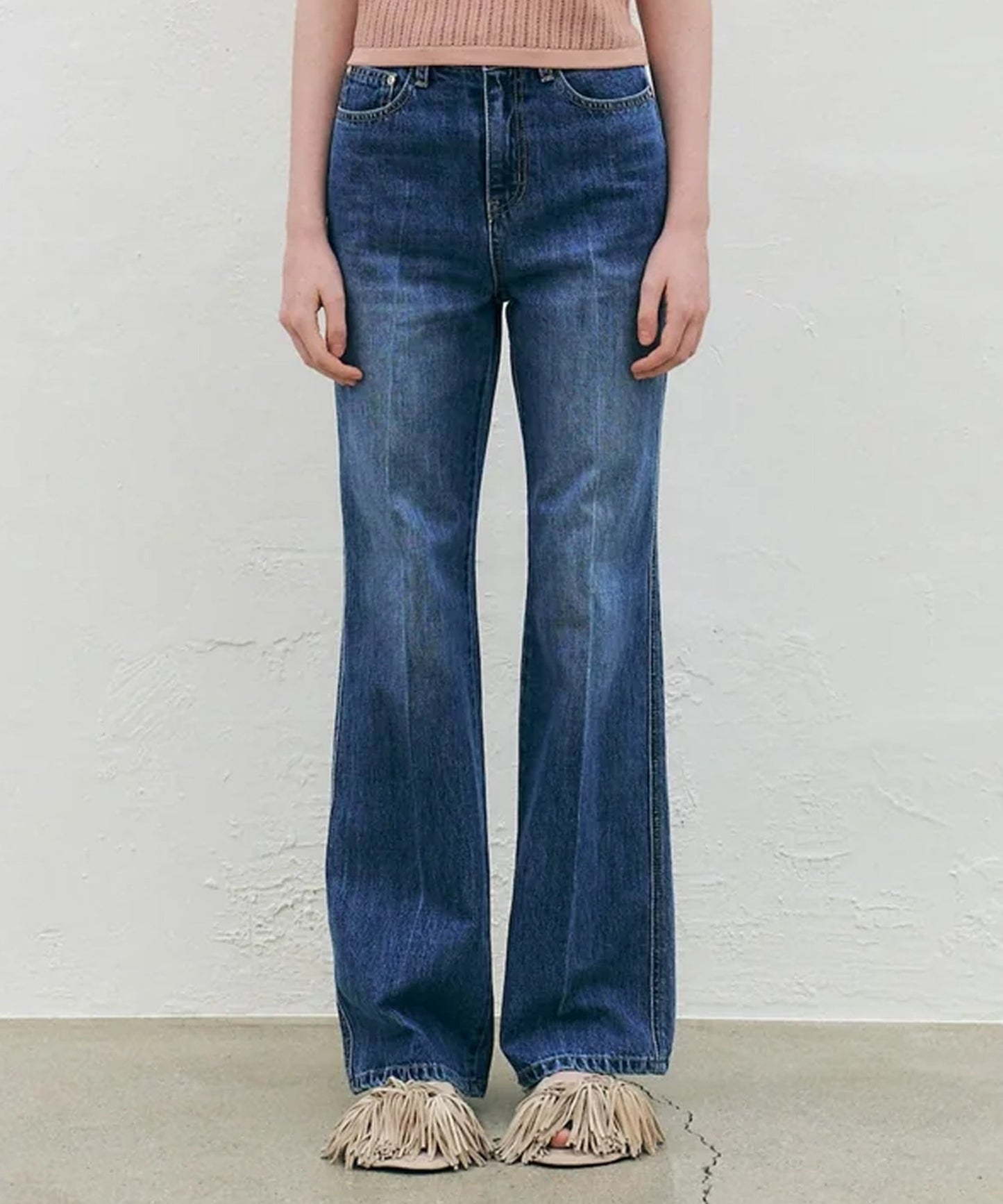 KUME/クメ Washed Bootcut Denim Pants ブーツカット デニム
