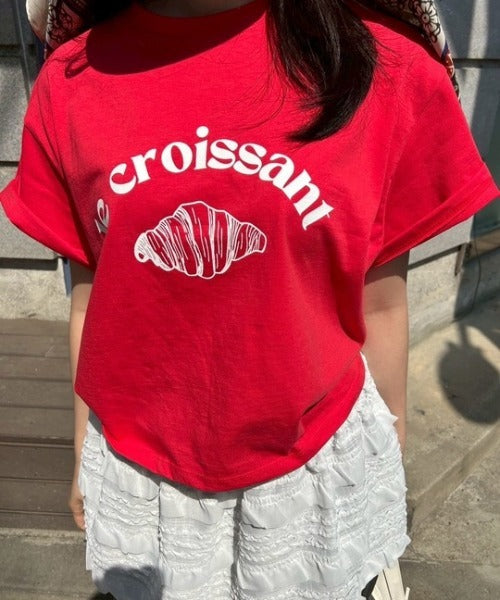 ipugo/イプゴ クロワッサンロゴトップス