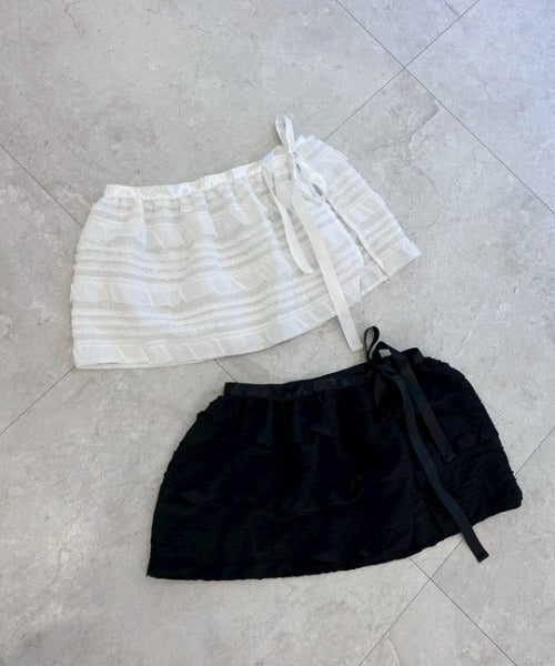 ipugo/イプゴ レースラップレイアードスカート