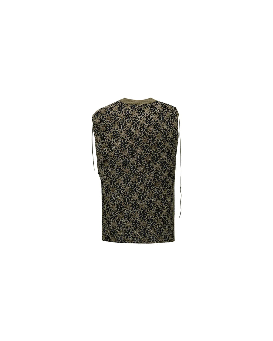 Andersson Bell/アンダーソンベル FLOWER ASH VEST ベスト