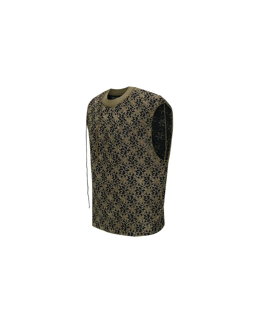 Andersson Bell/アンダーソンベル FLOWER ASH VEST ベスト