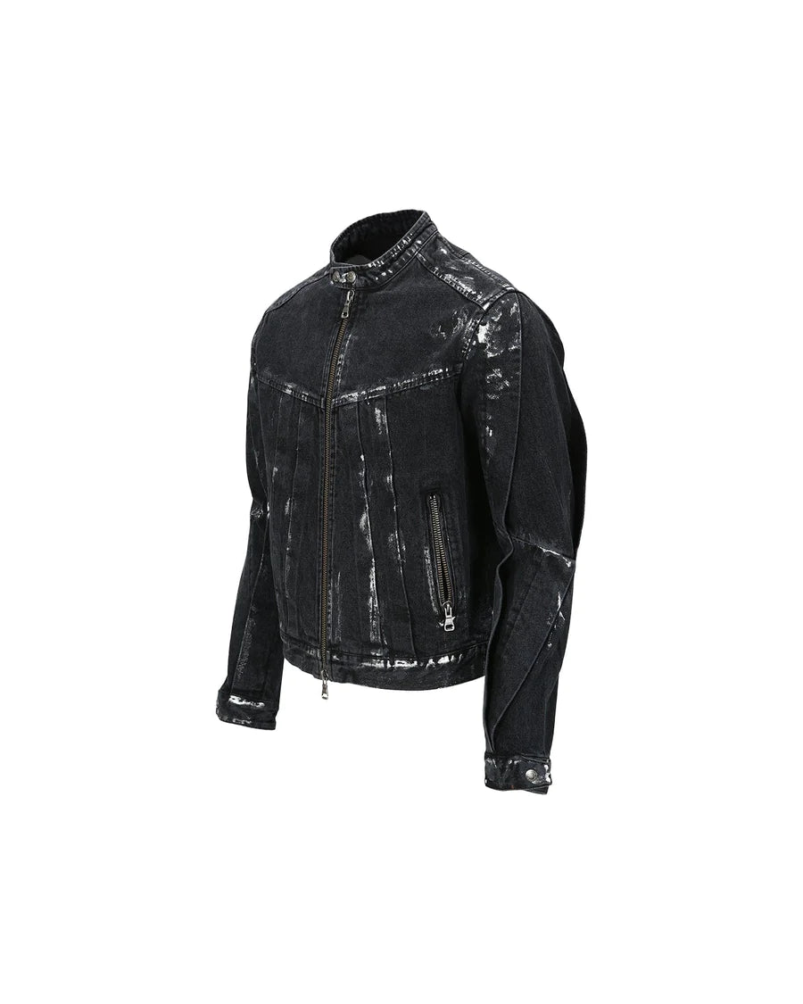 Andersson Bell/アンダーソンベル WAX COATED DENIM MOTORCYCLE JACKET デニムジャケット