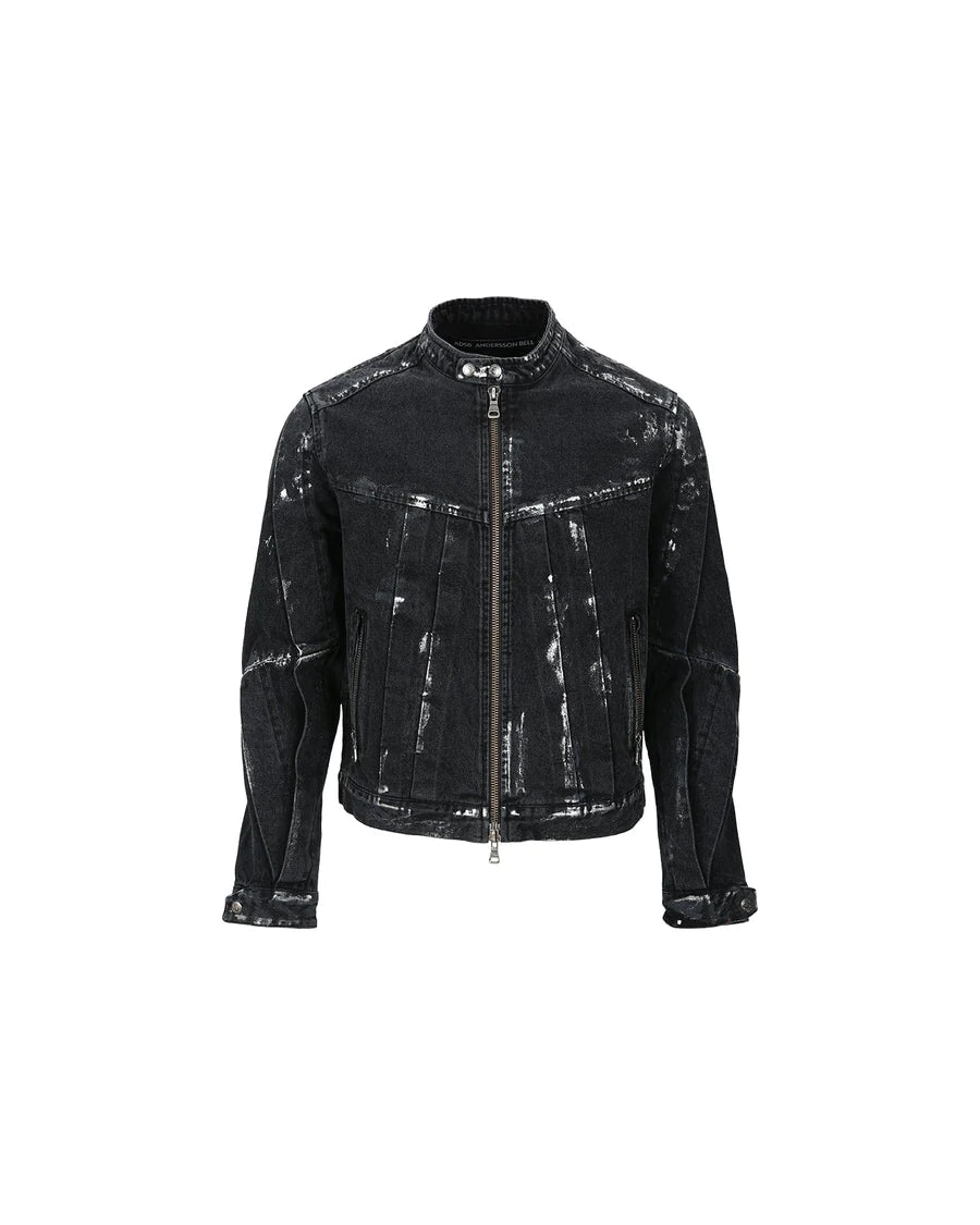 Andersson Bell/アンダーソンベル WAX COATED DENIM MOTORCYCLE JACKET デニムジャケット