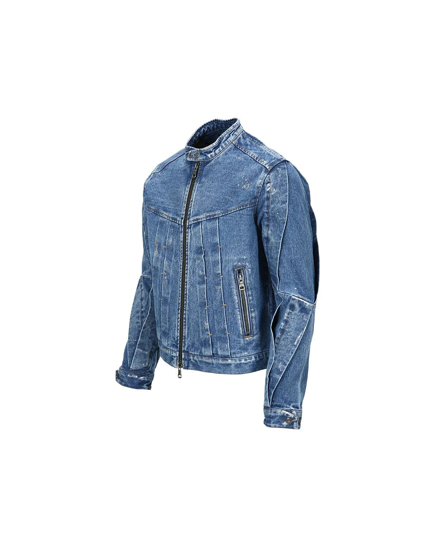 Andersson Bell/アンダーソンベル WAX COATED DENIM MOTORCYCLE JACKET デニムジャケット